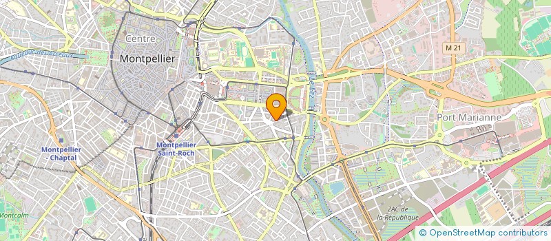 localisation de l'entreprise MONSIEUR JOHANN MALLET  CLAPIERS