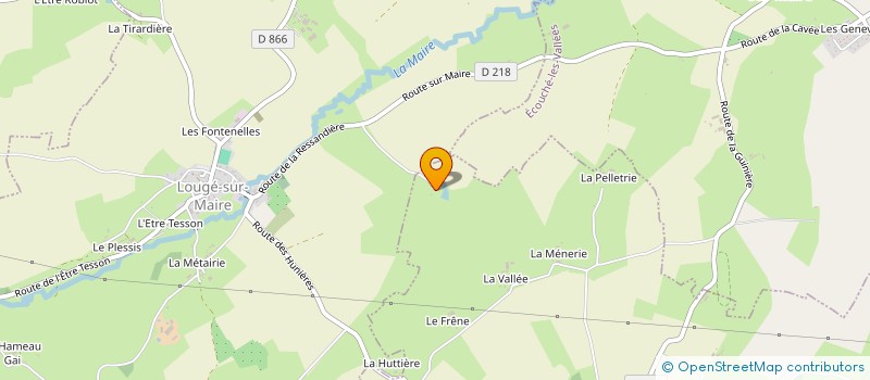 localisation de l'entreprise MONSIEUR JOHANN MARIE à SAINT-BRICE-SOUS-RANES
