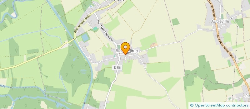 localisation de l'entreprise MONSIEUR JOHANN MARLIN  BICHANCOURT