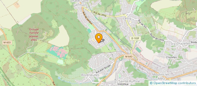 localisation de l'entreprise MONSIEUR JOHANN MARTIAL DENIS HOBERDON  CHATEL-SAINT-GERMAIN