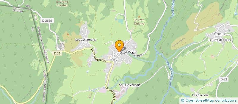 localisation de l'entreprise MONSIEUR JOHANN MATHIEU  VIRY