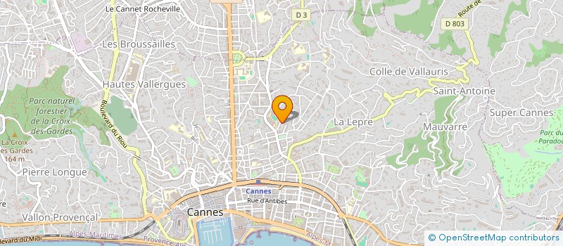localisation de l'entreprise MONSIEUR JOHANN MAYEL à CANNES