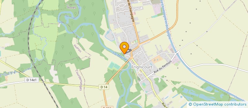 localisation de l'entreprise MONSIEUR JOHANN MEO  FRIGNICOURT