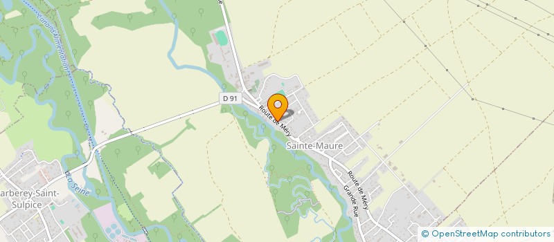 localisation de l'entreprise MONSIEUR JOHANN MERILLOT  SAINTE-MAURE