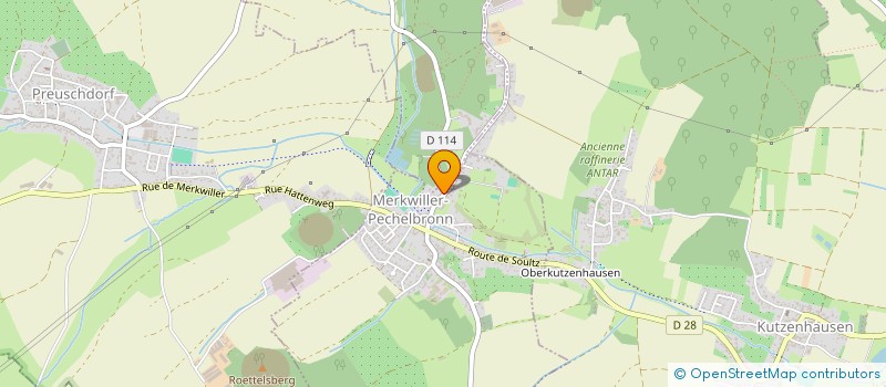 localisation de l'entreprise MONSIEUR JOHANN MICHEL  MERKWILLER-PECHELBRONN