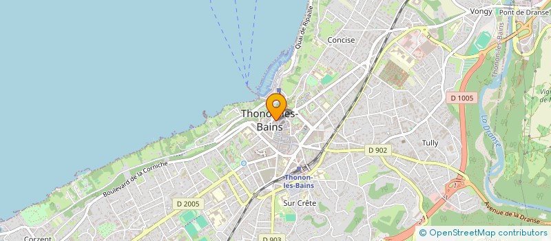 localisation de l'entreprise MONSIEUR JOHANN MIGNOLET à THONON-LES-BAINS