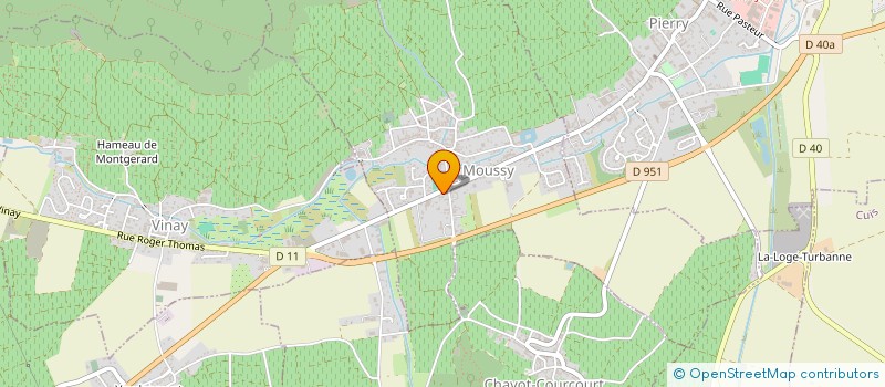 localisation de l'entreprise MONSIEUR JOHANN MOIGNEAU  MOUSSY