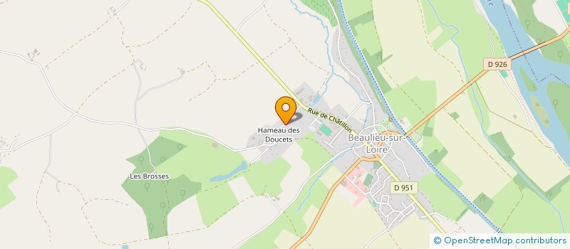 localisation de l'entreprise MONSIEUR JOHANN MORIN  BEAULIEU-SUR-LOIRE