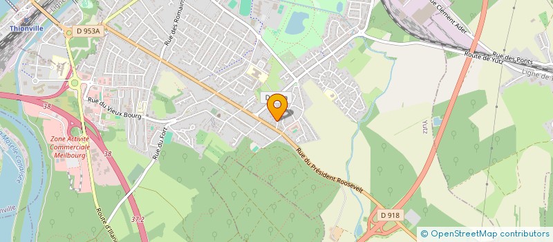 localisation de l'entreprise MONSIEUR JOHANN MOSCARDO  YUTZ