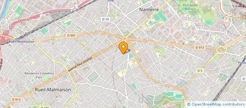 localisation de l'entreprise MONSIEUR JOHANN MOUTONGO MATIO BLACK  NANTERRE