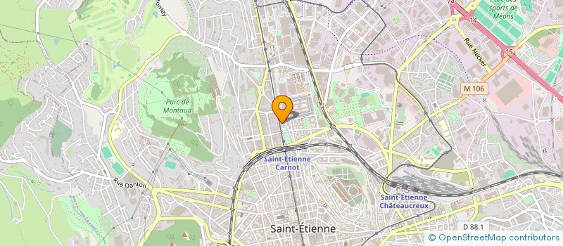 localisation de l'entreprise MONSIEUR JOHANN OLIVA  SAINT-ETIENNE