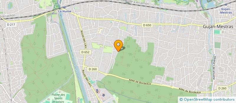 localisation de l'entreprise MONSIEUR JOHANN PASCAUD  GUJAN-MESTRAS