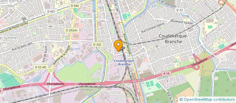 localisation de l'entreprise MONSIEUR JOHANN PETIT  COUDEKERQUE-BRANCHE