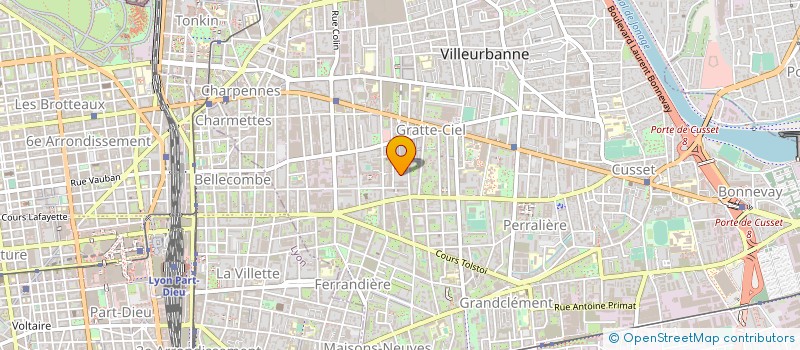 localisation de l'entreprise MONSIEUR JOHANN PIERROT  VILLEURBANNE