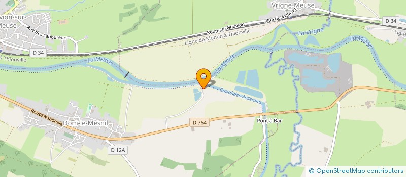 localisation de l'entreprise MONSIEUR JOHANN PLUET  DOM-LE-MESNIL