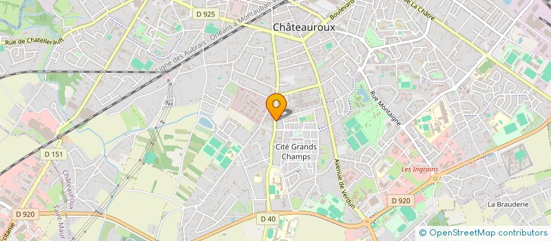 localisation de l'entreprise MONSIEUR JOHANN PRIVAT à CHATEAUROUX