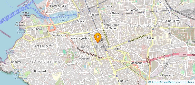 localisation de l'entreprise MONSIEUR JOHANN PROD HOMME à MARSEILLE