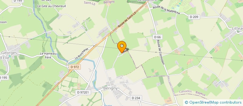 localisation de l'entreprise MONSIEUR JOHANN RAULT  BERIGNY