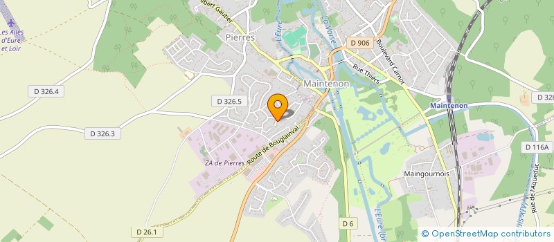 localisation de l'entreprise MONSIEUR JOHANN RIGOULAY à PIERRES