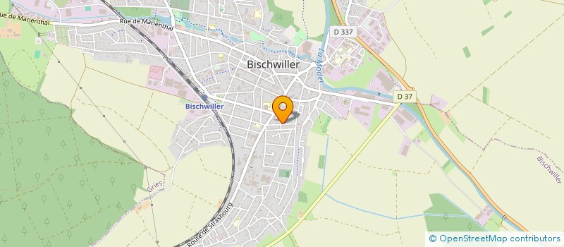 localisation de l'entreprise MONSIEUR JOHANN RINCKEL  BISCHWILLER