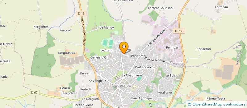 localisation de l'entreprise MONSIEUR JOHANN RIVOALLON  PLABENNEC