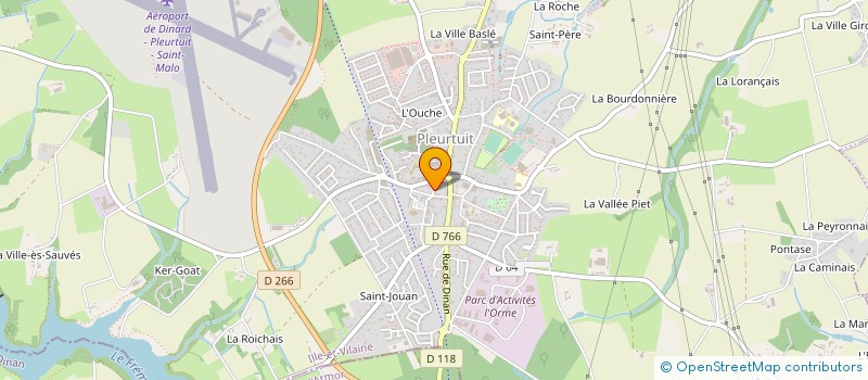 localisation de l'entreprise MONSIEUR JOHANN ROGER  PLEURTUIT