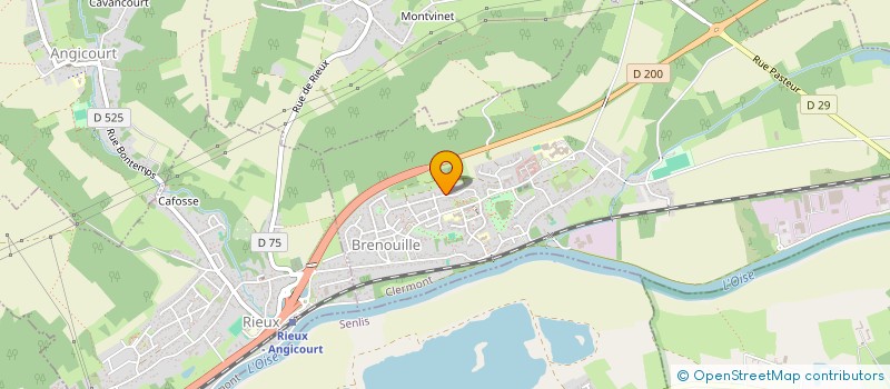 localisation de l'entreprise MONSIEUR JOHANN ROMANO  BRENOUILLE