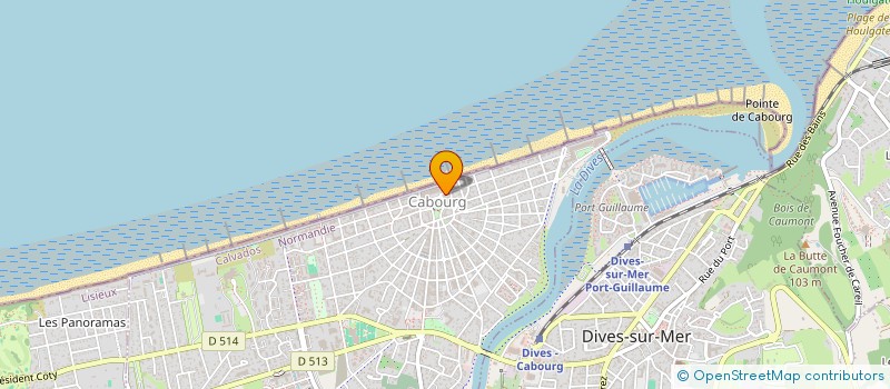 localisation de l'entreprise MONSIEUR JOHANN ROMEYER  CABOURG