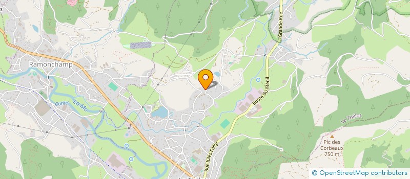 localisation de l'entreprise MONSIEUR JOHANN ROTA  LE THILLOT