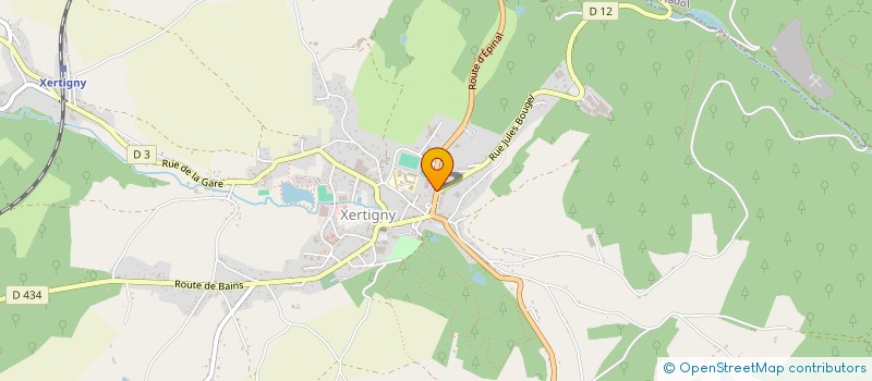 localisation de l'entreprise MONSIEUR JOHANN SALLOT  XERTIGNY