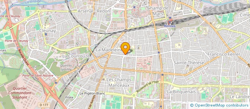 localisation de l'entreprise MONSIEUR JOHANN SAN ROMAN  RENNES