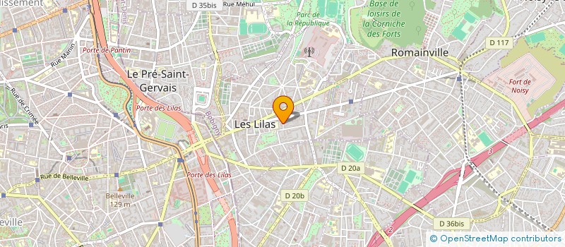 localisation de l'entreprise MONSIEUR JOHANN SOUSSI à LES LILAS