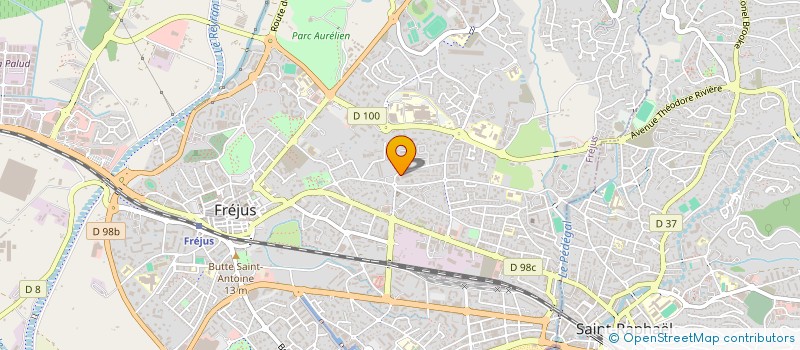 localisation de l'entreprise MONSIEUR JOHANN STANISLAWIAK à FREJUS