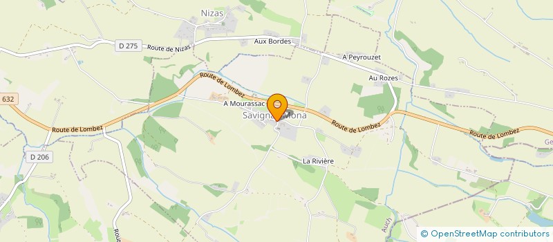 localisation de l'entreprise MONSIEUR JOHANN TEYSSEYRE  NIZAS