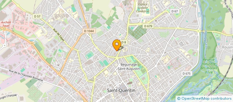 localisation de l'entreprise MONSIEUR JOHANN THIEBAUT à SAINT-QUENTIN