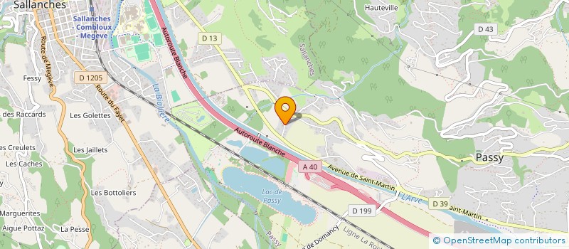 localisation de l'entreprise MONSIEUR JOHANN THIERRIAZ  PASSY