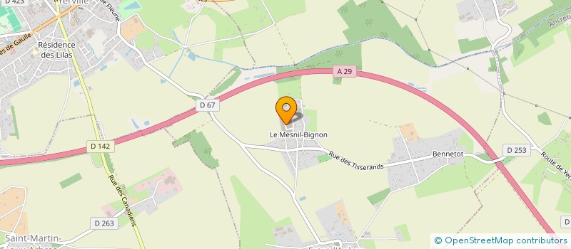 localisation de l'entreprise MONSIEUR JOHANN THOS  ECTOT-L AUBER