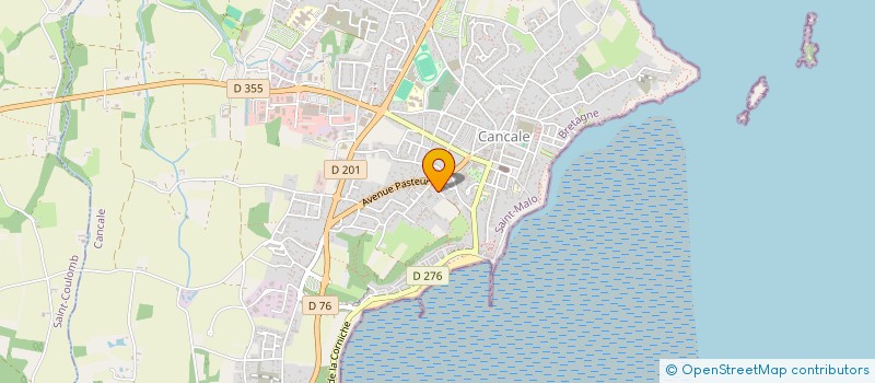 localisation de l'entreprise MONSIEUR JOHANN URVOY  CANCALE