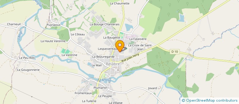 localisation de l'entreprise MONSIEUR JOHANN VOISIN à BELABRE