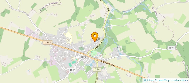 localisation de l'entreprise MONSIEUR JOHANN WALLET  BOULOIRE