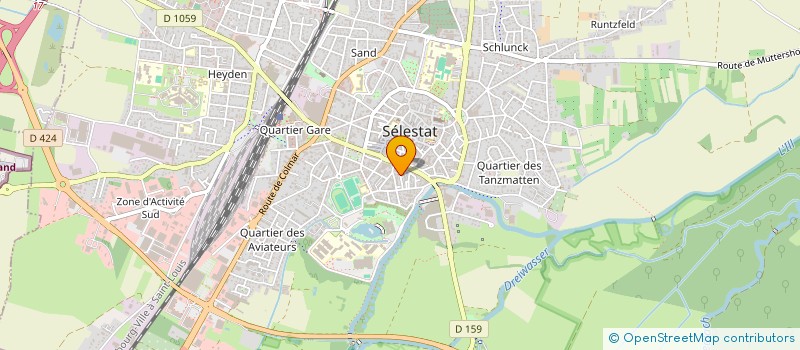 localisation de l'entreprise MONSIEUR JOHANN WILHELM  SELESTAT