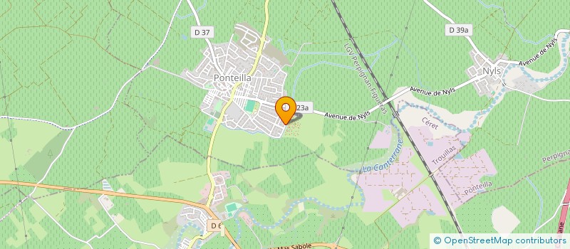 localisation de l'entreprise MONSIEUR JOHANNE SCOTTEE  PONTEILLA