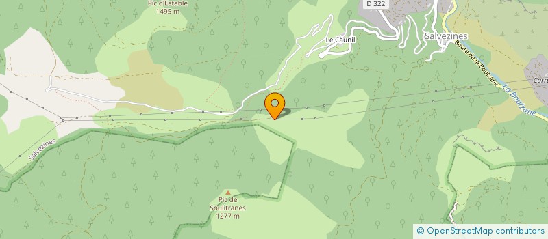 localisation de l'entreprise MONSIEUR JOHANNES BEENTJES  SALVEZINES