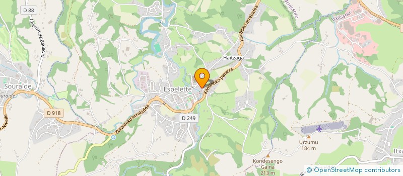 localisation de l'entreprise MONSIEUR JOHANNES DE KORTE  ESPELETTE