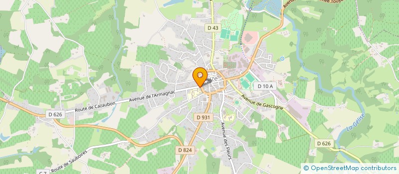 localisation de l'entreprise MONSIEUR JOHANNES JANSSENS  EAUZE