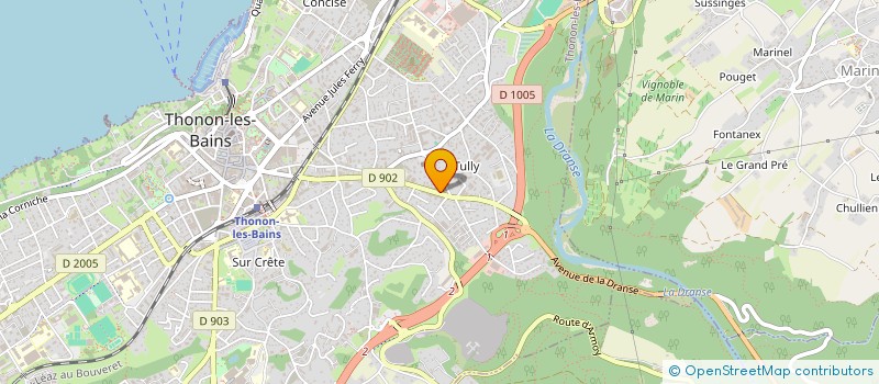 localisation de l'entreprise MONSIEUR JOHANNES KONST à THONON-LES-BAINS
