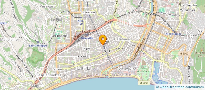 localisation de l'entreprise MONSIEUR JOHANNES LESTRADE  NICE