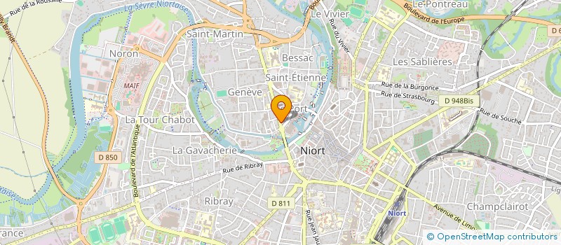 localisation de l'entreprise MONSIEUR JOHANNES MATHIEU à NIORT