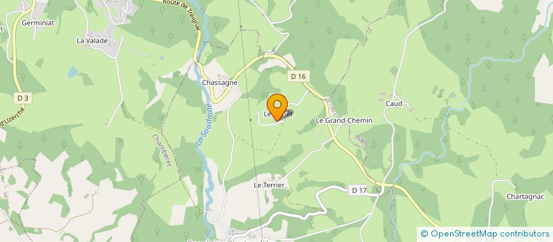 localisation de l'entreprise MONSIEUR JOHANNES REUS  SOUDAINE-LAVINADIERE