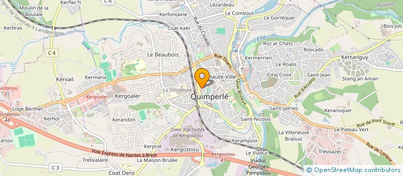 localisation de l'entreprise MONSIEUR JOHANNES RIVIERE-SEEBERGER à QUIMPERLE